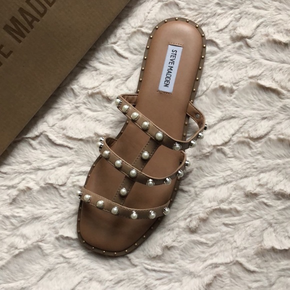 Steve Madden Caged Studded Slides - Picture 7 of 7
